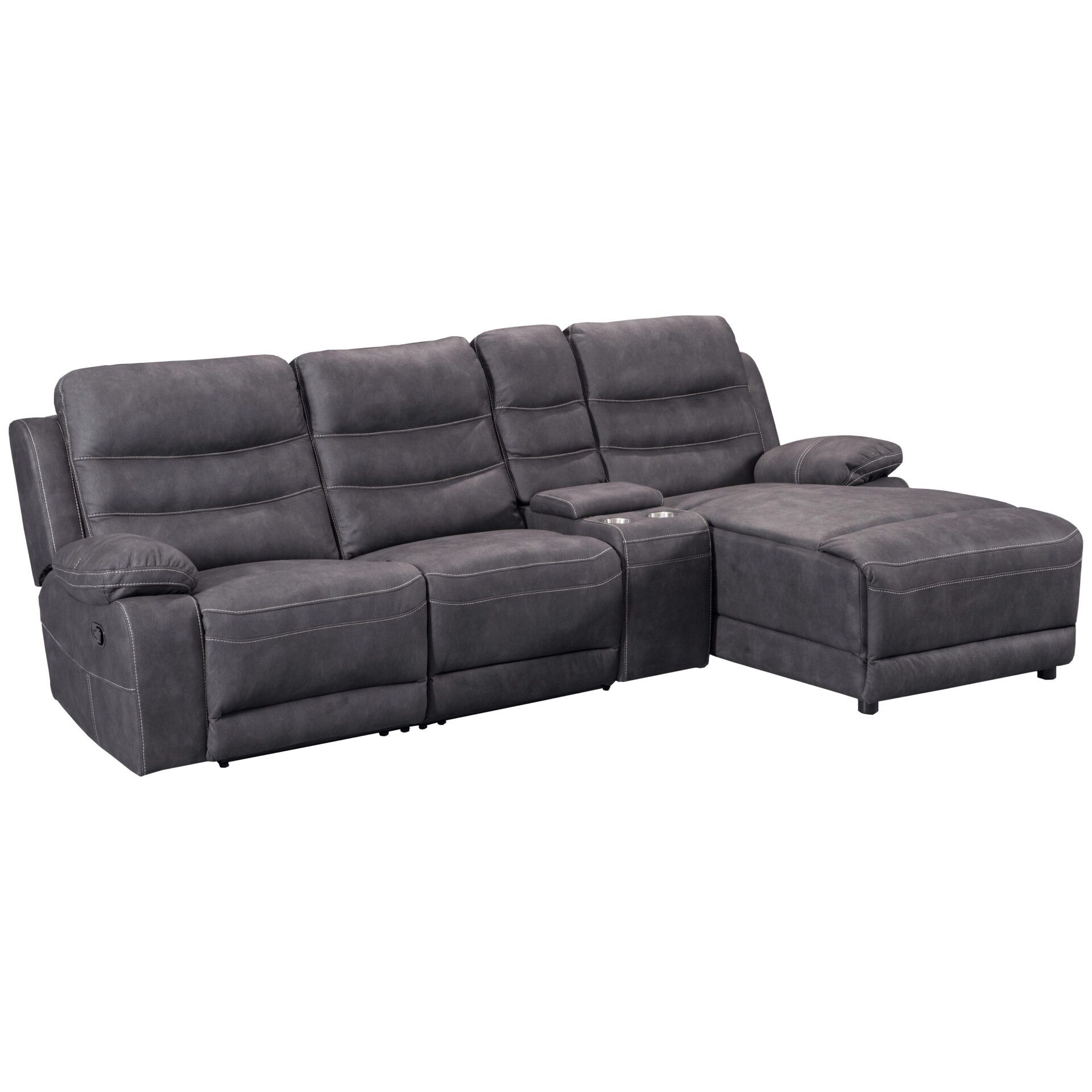 Ridgeway Brooklyn 2RRC+RHF Chaise Charcoal