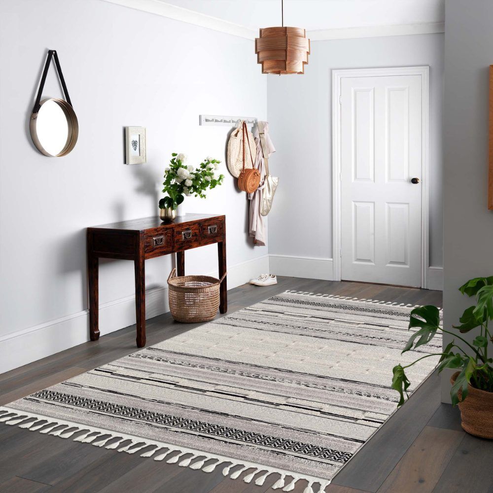 ALPINE 3631 Alpine Rugs-Large 290cmX190cm-Ivory Colour