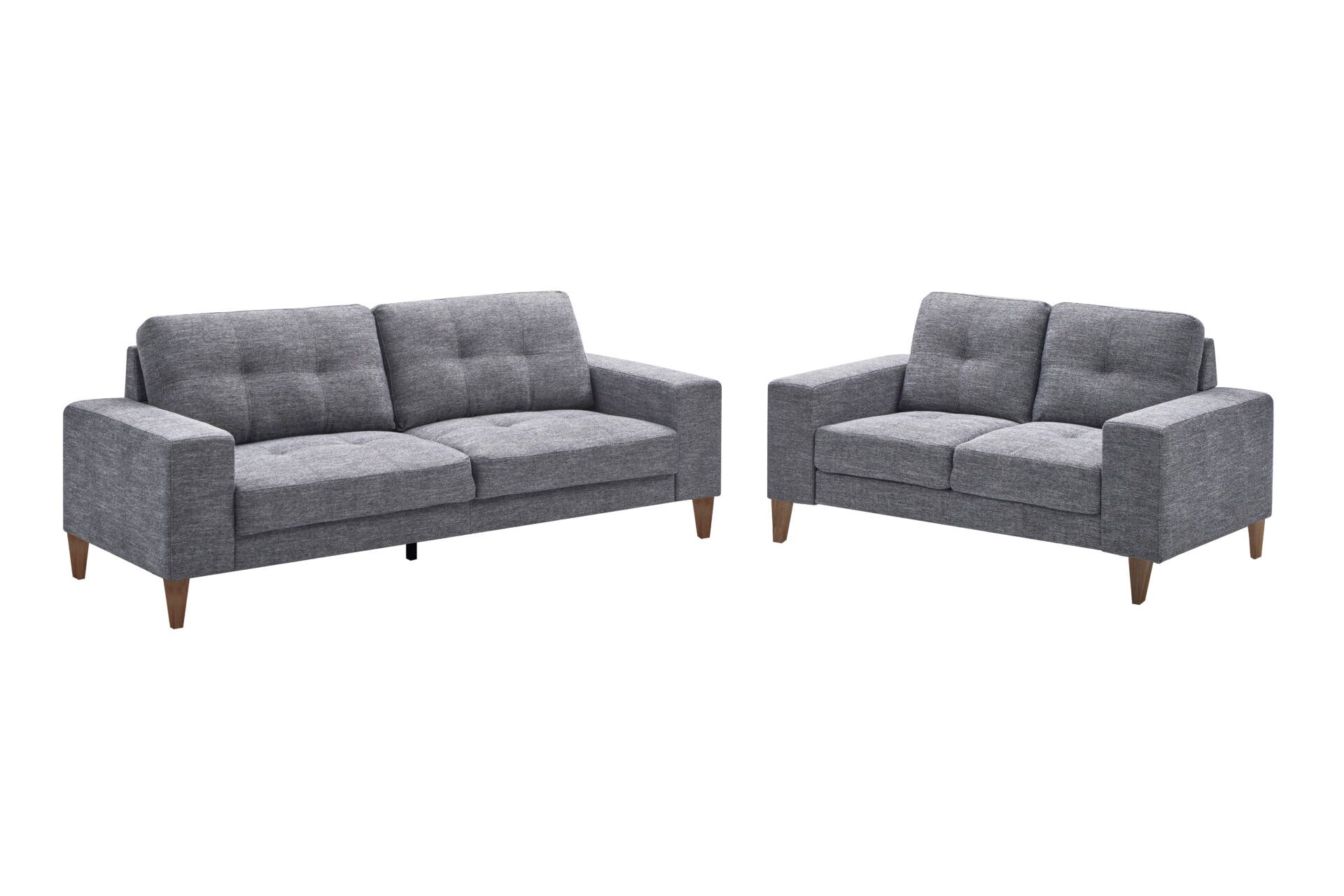 VOL-CLUB-01 CLUB FAB 3S+2S SOFA SET-GREY
